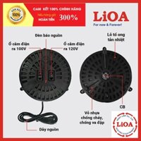 [CHÍNH HÃNG] Biến áp tự ngẫu Lioa 1 pha - Bộ đổi nguồn từ 220V sang 100V  120V - Cục biến điện áp cho đồ Nhật, Mỹ.