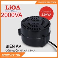 [CHÍNH HÃNG] Biến áp tự ngẫu LiOA 2000VA DN020 - Bộ đổi nguồn LiOA 2000VA từ 220V sang 100V/120V cho máy Nhật - Mỹ