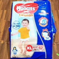 Chính hãng)    Bỉm  - Tã quần Huggies size XL - 62 miếng (Cho bé 12 - 17kg)