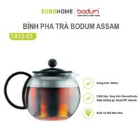 [Chính hãng] Bình pha trà kiểu Pháp Bodum Assam 500ml-1812-01, sản xuất tại Bồ Đào Nha