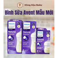 [Chính Hãng] Bình sữa Avent Natural 125ml 260ml 330ml mẫu mới