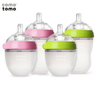 [Chính Hãng] Bình Sữa COMOTOMO Silicon Siêu Mềm 150ML/250ML