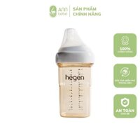 [CHÍNH HÃNG] Bình Sữa HEGEN PPSU 240ml Núm Ti - size M (từ 3 – 6 tháng) Bình Sữa Cho Bé Cao Cấp Chính Hãng