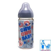 [CHÍNH HÃNG] Bình Sữa PPSU ChuChu Baby Cổ Rộng 240ml (Dành cho bé trai)