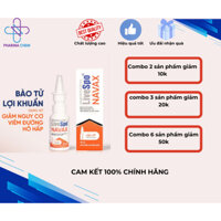 [Chính Hãng] Bình Xịt Nhôm (30ML) Nước muối sinh lý bào tử lợi khuẩn Livespo Navax - Vệ sinh, phòng viêm tai mũi họng.