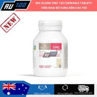 [CHÍNH HÃNG] Bio Island Zinc 120 Chewable Tablets - HÀNG ÚC [Viên nhai bổ sung kẽm cho trẻ] - AU100