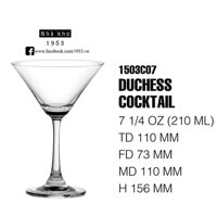 [Chính hãng] Bộ 06 ly rượu cocktail martini Ocean Duchess - 210ml