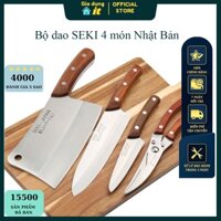 [Chính hãng] Bộ 4 Món Dao Kéo S.E.K.I Nhật Bản - Gia Dụng iT