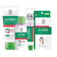 Chính hãng Bộ 4 sản phẩm mụn Acnes 3S - ngăn ngừa mụn hiệu quả giảm mụn