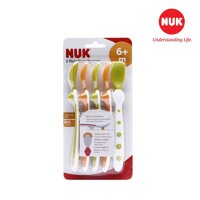 [Chính Hãng] Bộ 5 thìa mềm ăn dặm NUK - Muỗng mềm ăn dặm NUK cho bé