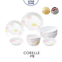 [Chính hãng] Bộ 8 tô chén dĩa Corelle Elegant City Dinnerware 8P họa tiết hoa nhẹ nhàng, thanh tao, đa năng, chén cơm