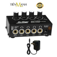 [Chính Hãng] Bộ Chia Tai Nghe 4 Cổng 6.35mm On-Stage HA4000 - Thiết Bị Khuyếch Đại Âm Thanh Mini Headphone Amplifier