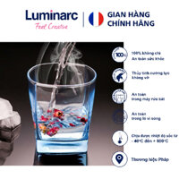 [Chính hãng] Bộ cốc (ly) thủy tinh vuông thấp Luminarc Sterling 6 chiếc dung tích 30cl - J1582