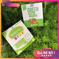[CHÍNH HÃNG ]Bộ đôi hỗ trợ táo bón_Men Probiotics Bio3 + Chất Xơ Green Fiber