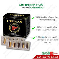 ✔(Chính Hãng) Bổ gan Livergan Tâm Phúc hỗ trợ giải độc gan từ Cà gai leo và Diệp hạ châu 1 hộp 60viên