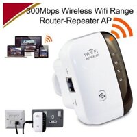 (Chính Hãng) Bộ Kích Sóng Wifi N300m Có Cổng Lan - Khếch Đại Tăng Tốc Wifi