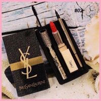 Chính hãng Bộ mỹ phẩm 3 in 1 YSL gồm 1son môi + 1mascara + chì kẻ mắt nước