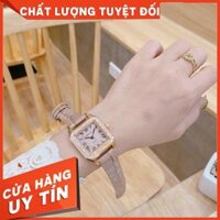 [CHÍNH HÃNG BOLUN]Đồng hồ nữ Bolun,dây da,mặt viền đá,chống nước nhiều màu