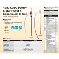 [Chính hãng] Bơm tay hóa chất, Bơm hút chất lỏng, hút xăng dầu, bơm hút dung môi, hút rượu, hút nước Koshin