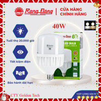 (Chính hãng) Bóng đèn Led Bulb trụ tròn 40W Rạng Đông chip hàn quốc siêu sáng tiết kiệm điện đui E27