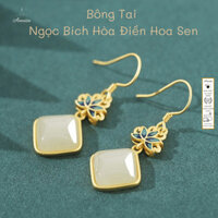 [Chính hãng] Bông Tai Ngọc Bích Hòa Điền – Amrita