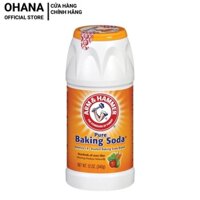 Chính hãng Bột Baking Soda chuyên rửa rau củ Arm & Hammer 340g (Chai)