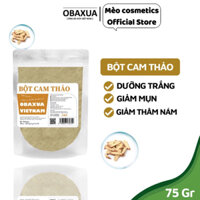 [CHÍNH HÃNG] Bột Cam Thảo OBAXUA Nguyên chất - Trắng da, giảm mụn, mờ thâm nám, trẻ hoá
