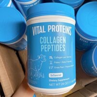 [Chính Hãng] Bột Collagen Vital Proteins Mỹ collagen bột.  hộp 680g