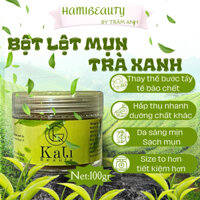 [CHÍNH HÃNG] Bột Lột Mụn Trà Xanh Kali ,Làm Sạch Mụn Đầu Đen,Mụn Cám,Sợi Bã Nhờn 100g