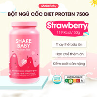 [CHÍNH HÃNG] Bột Ngũ Cốc Ăn Kiêng Thay Thế Bữa Ăn SHAKE BABY Diet Protein Vị Dâu Hỗ Trợ Giảm Cân