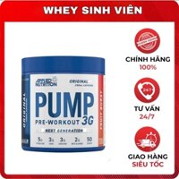 [Chính hãng] Bột uống tăng thể lực Applied Nutrition Pump 3G Pre Workout (250mg Caffeine) tỉnh táo