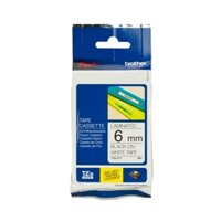 (Chính hãng) Brother Laminated Black on White Label Tape TZ-211 6mm