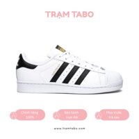 [CHÍNH HÃNG] C77154 - GIÀY NỮ ADIDAS SUPERSTAR GOLD LABEL - MÀU TRẮNG/SỌC ĐEN