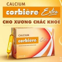 [Chính hãng] Calcium Corbiere Extra cho nhu cầu canxi hay thiếu hụt canxi (Hộp 30 ống)