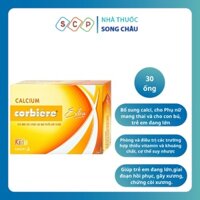 [CHÍNH HÃNG] Calcium Corbiere Extra Sanofi bổ sung canxi cho trẻ em (3 vỉ x 10 ống x 5ml)