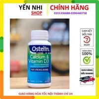 [CHÍNH HÃNG] Calcium & Vitamin D3, Canxi bầu Ostelin 130 viên, Úc