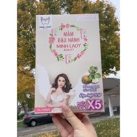 {Chính Hãng-Cam kết Hiệu Quả-Big Sale}COMBO 10 hộp Mầm Đậu Nành Tăng  V1 Minh Lady Beauty bổ sung sâm tố nữ và colagen