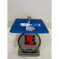 CHÍNH HÃNG - CÂN ĐIỆN TỬ TÍNH TIỀN QUA MẶT CÂN INOX 60KG KIỂU CÂN KIM ĐỒNG HỒ NHƠN HÒA