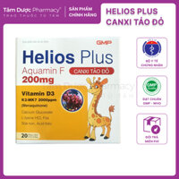 [CHÍNH HÃNG] Canxi tảo đỏ Helios Plus Aquamin F - Bổ sung canxi hữu cơ, D3, K2 Giúp bé cao lớn, xương răng chắc khỏe