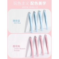 [Chính Hãng] Cao Cấp Set 4 Nhíp Bằng Thép Không Rỉ /Nhíp Nhổ Râu&Tóc Bạc Lên Hết Chân Mà Không Bị Đứt,Tuột-Nhổ Lông Nách