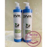 [CHÍNH HÃNG] Cặp dầu gội & dầu xả DIVA giữ màu cho tóc nhuộm