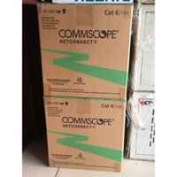 (CHÍNH HÃNG) Cáp Mạng Commscope Cat6 UPT Blue 1427254-6 Gigabit Cable Type 4PR 23AWG 4 Pair UTP 1000FT Length 305M