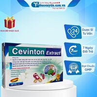 [CHÍNH HÃNG] Cevinton Extract hoạt huyết dưỡng não hỗ trợ giảm tai biến hộp 30 viên Dạng vỉ