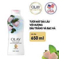 [Chính hãng] Chai to Sữa tắm Olay dưỡng da,siêu thơm  Mỹ 650ML