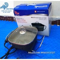 Chính Hãng Chảo điện phủ men Ceramic Mini siêu bền Bosco G101