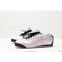 [Chính hãng]  Chạy Giày Nam Nữ  Asics Onitsuka-Tige MEXICO 66 DELUXE/Pink/black