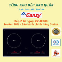 chính hãng chính hãng chính hãng Bếp từ đôi Canzy CZ IC388I Bếp từ âm chính hãng, Công nghệ bảng mạch mới, bảo hành 3 nă