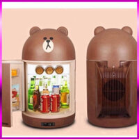 chính hãng chính hãng chính hãng chính hãng CHÍNH HÃNG -  Tủ lạnh mini Ccomo x Line Friends Hàn Quốc 31L tủ bảo quản mỹ