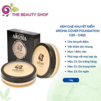 Chính hãng Chính hãng Kem Che Khuyết Điểm AROMA Cover Foundation 14g C211 / C423