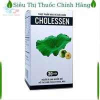 [CHÍNH HÃNG] Cholessen - Hạ Mỡ Máu, Giảm Gan Nhiễm Mỡ, Men Gan Cao h h